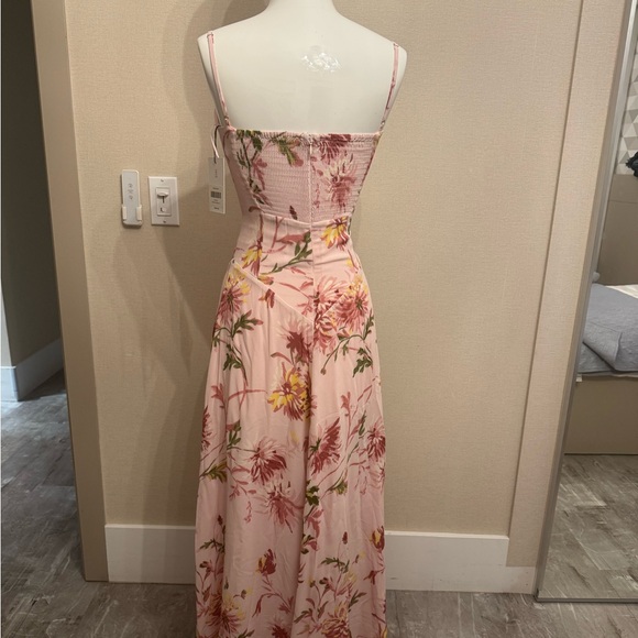 Reformation Bea Dress Pink - Size 0 - Picture 3 of 7